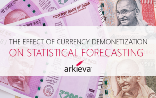 Demonetization effect on statistical forecasting