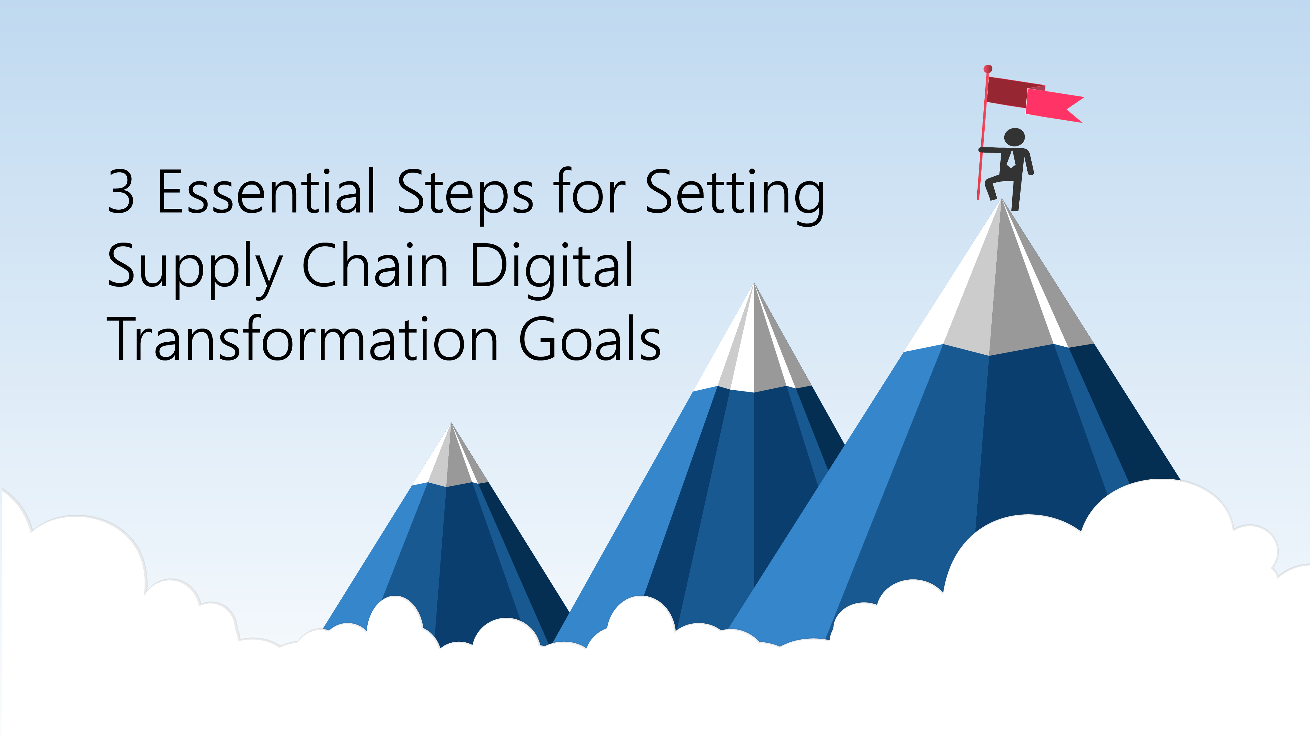 3 Essential Steps For Setting Supply Chain Digital Transformation Goals