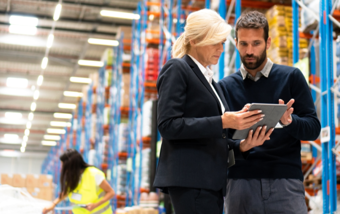 Inventory management targets and monitoring social